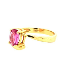 Pre Owned 18ct Pink Sapphire Ring ZR722